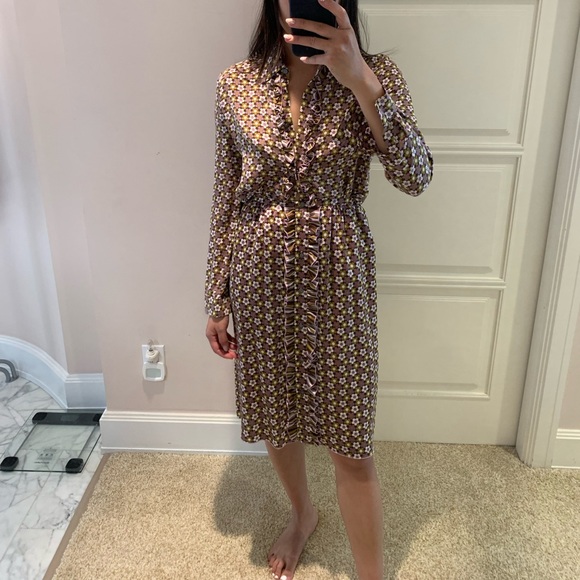 Celine floral silk button up blouse - Picture 4 of 5